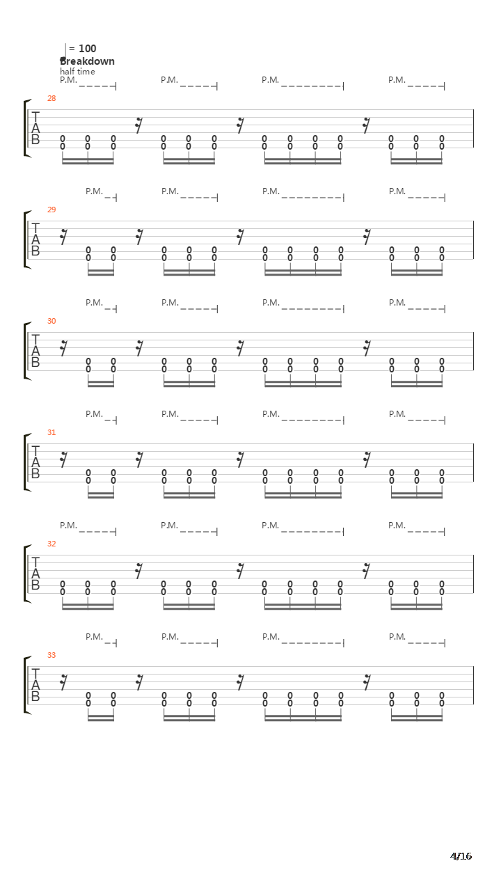 Parallels吉他谱