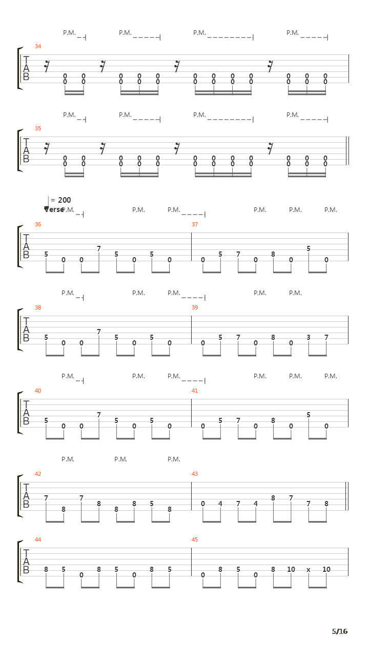 Parallels吉他谱