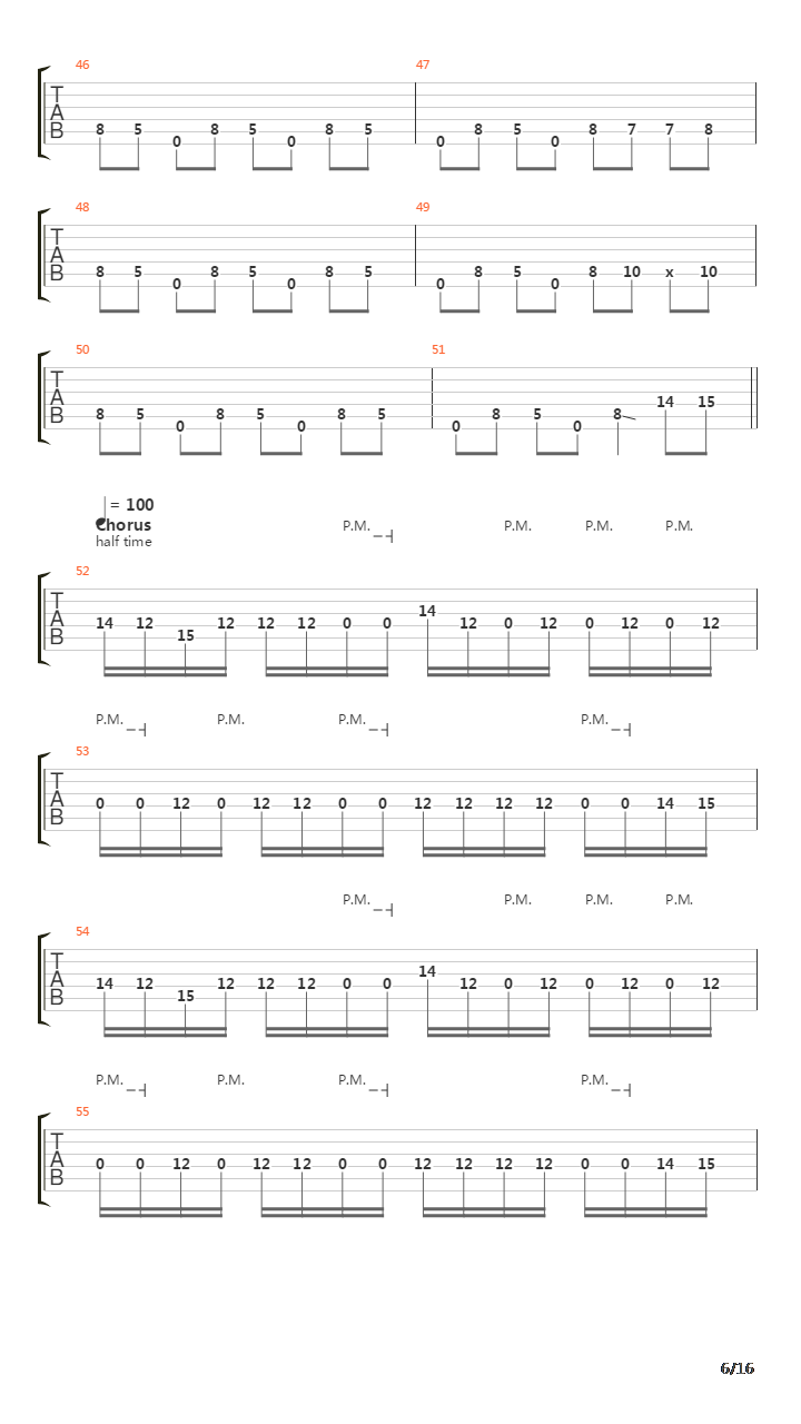 Parallels吉他谱