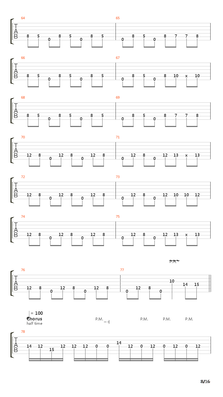 Parallels吉他谱