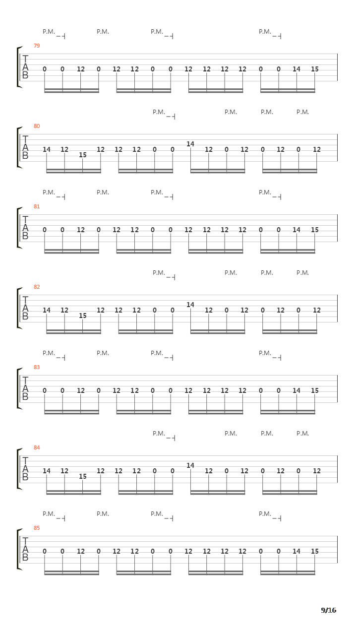 Parallels吉他谱