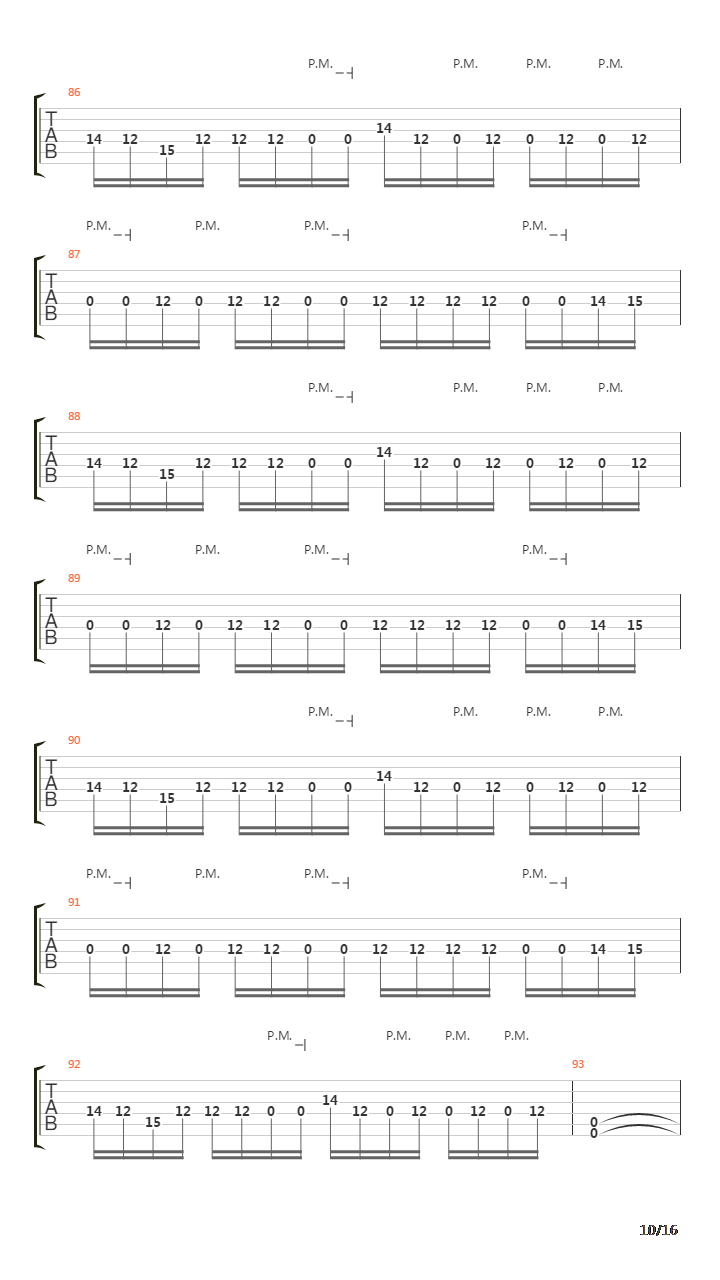 Parallels吉他谱