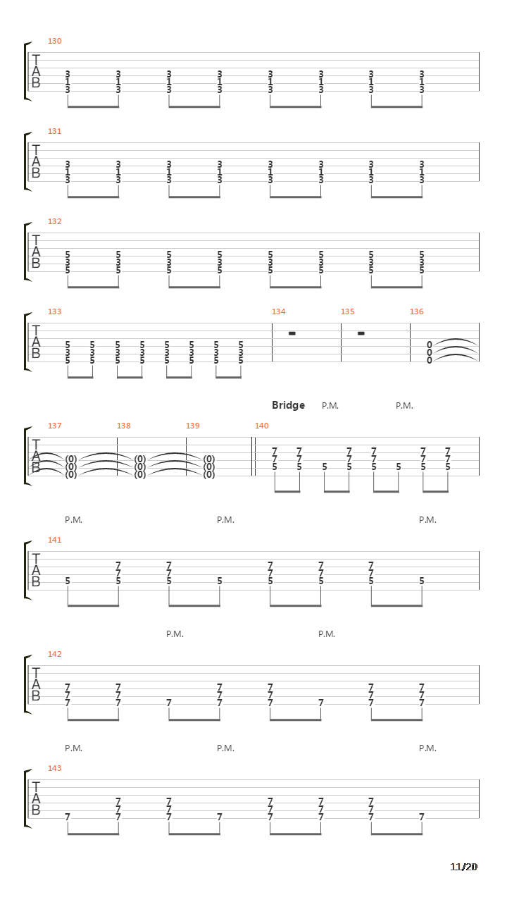 Parallels吉他谱