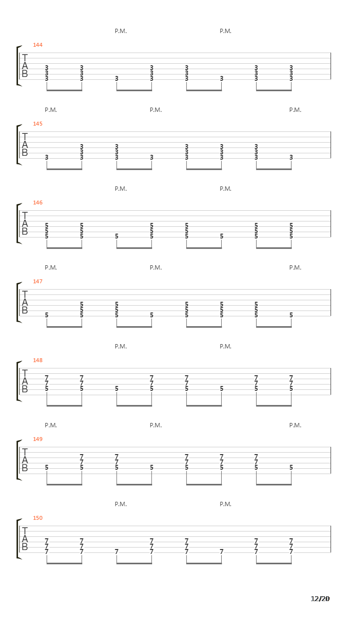 Parallels吉他谱