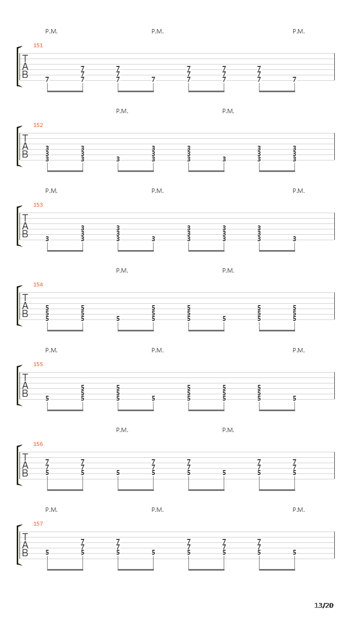 Parallels吉他谱