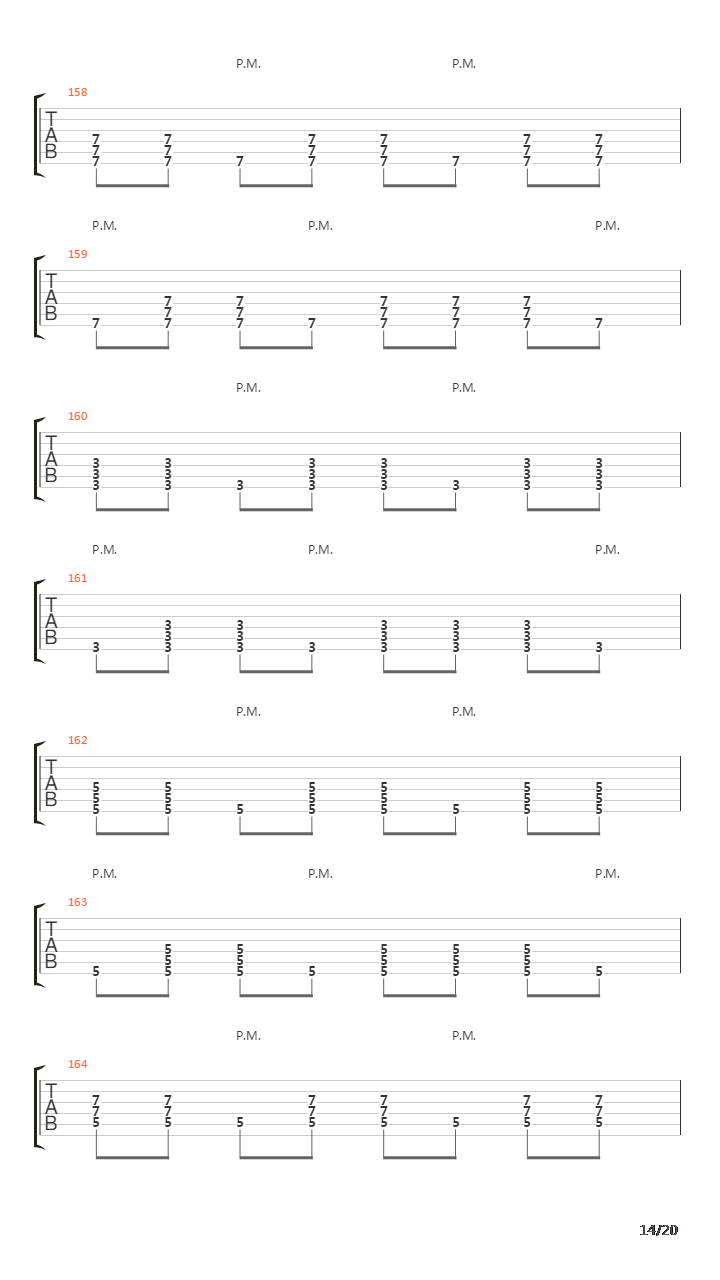 Parallels吉他谱