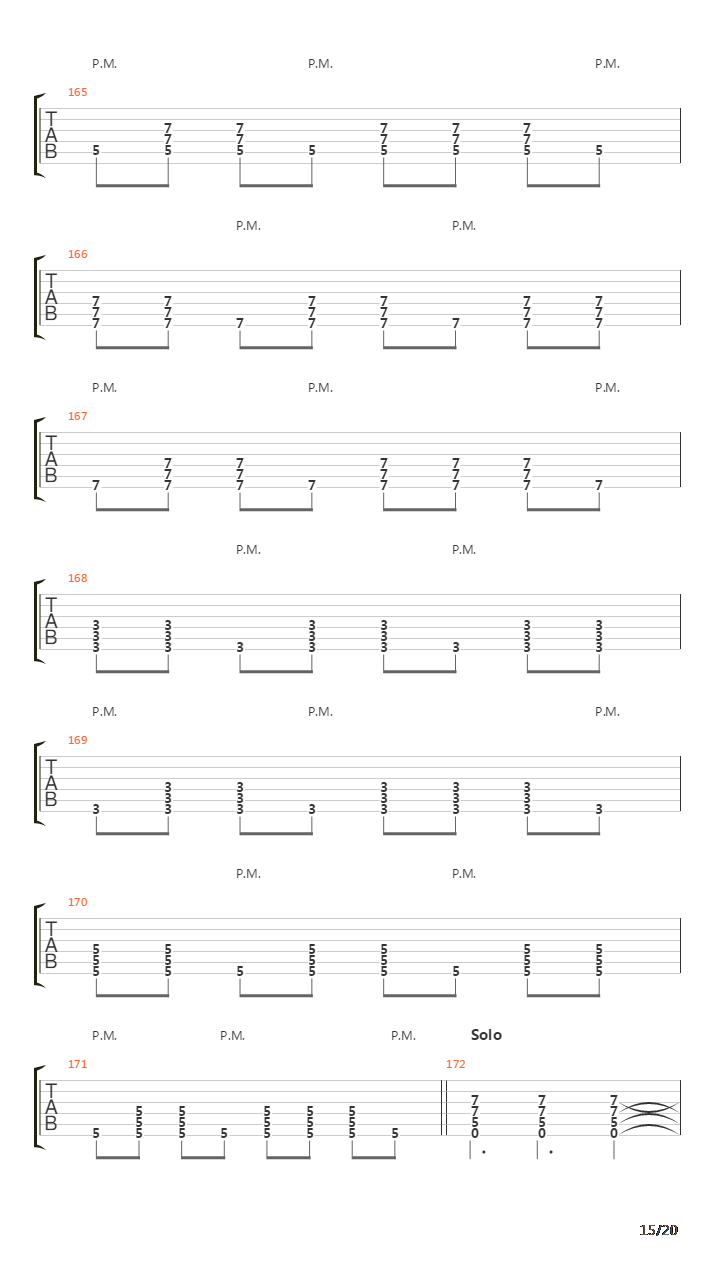 Parallels吉他谱