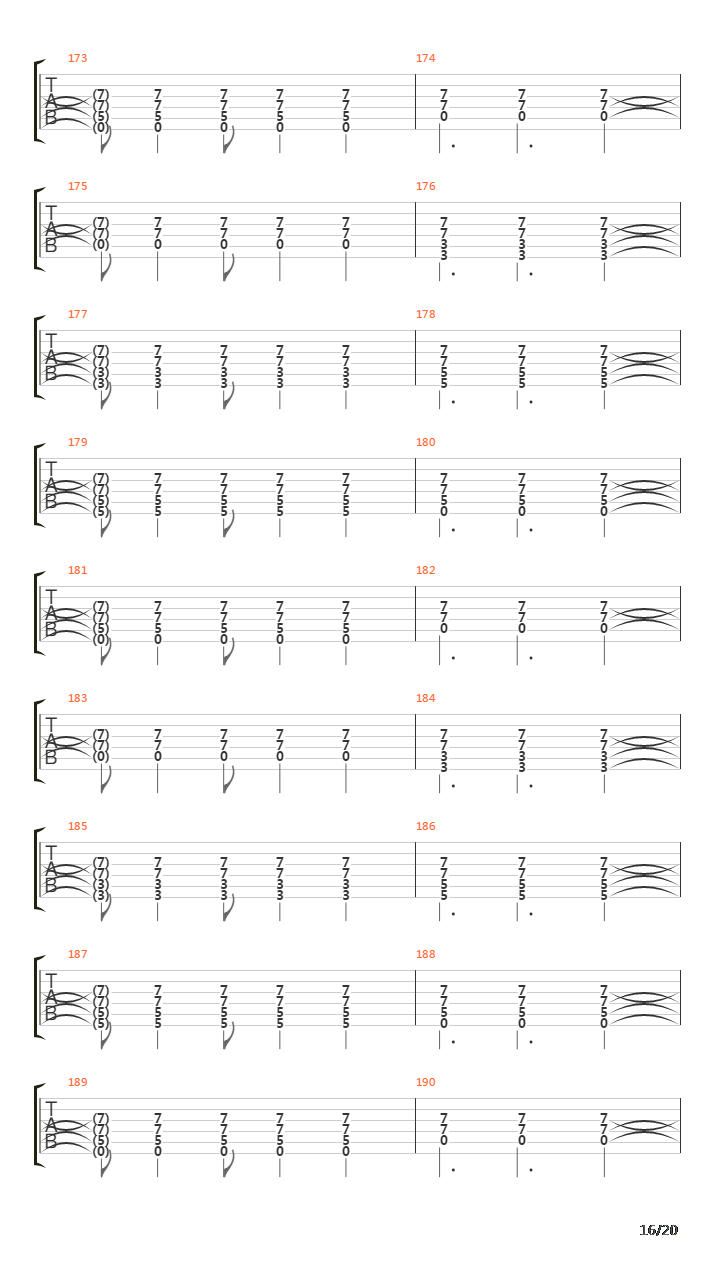 Parallels吉他谱