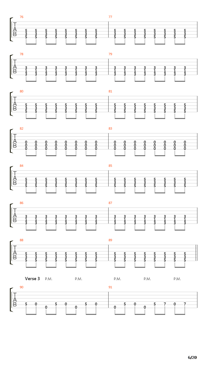 Parallels吉他谱