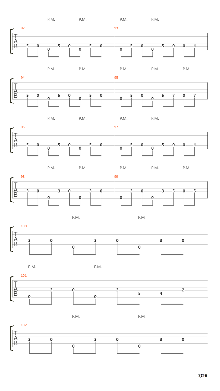 Parallels吉他谱