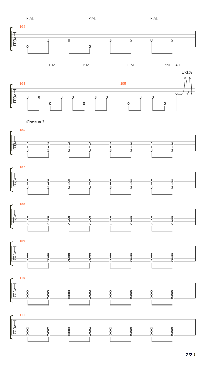 Parallels吉他谱