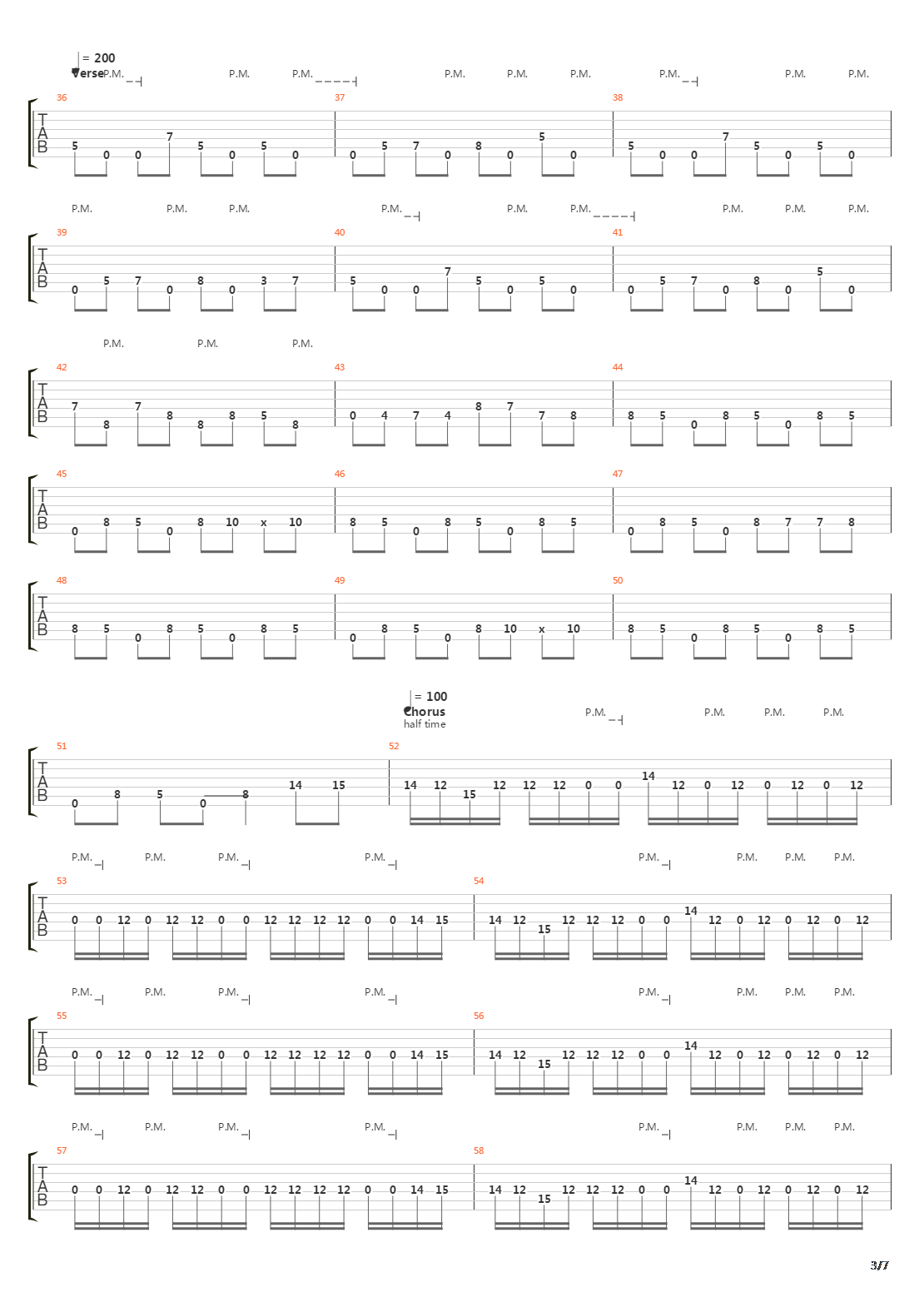 Parallels吉他谱