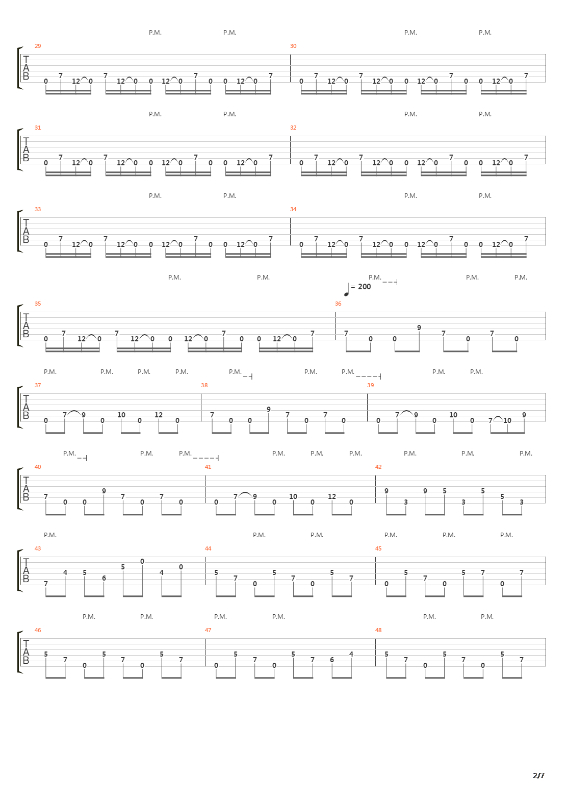 Parallels吉他谱