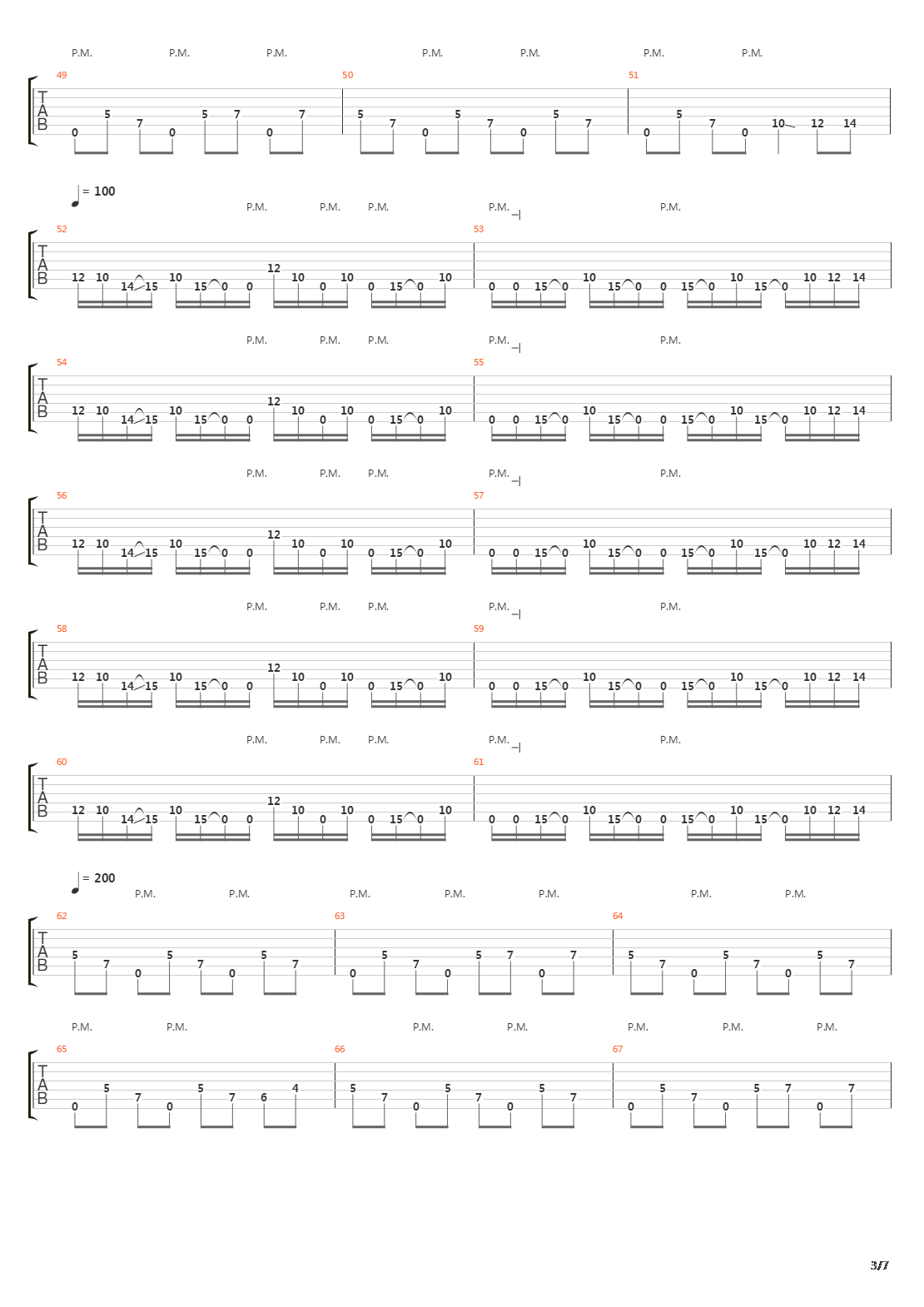 Parallels吉他谱