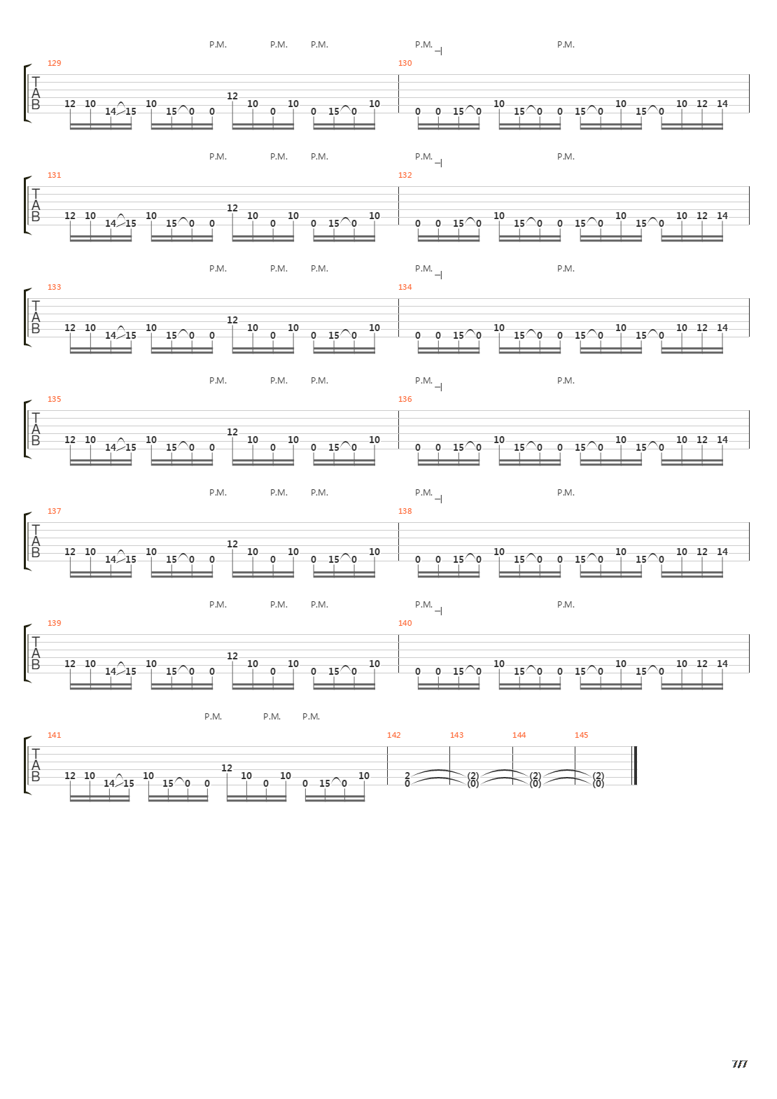 Parallels吉他谱