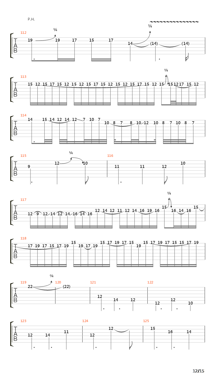 Parallels吉他谱