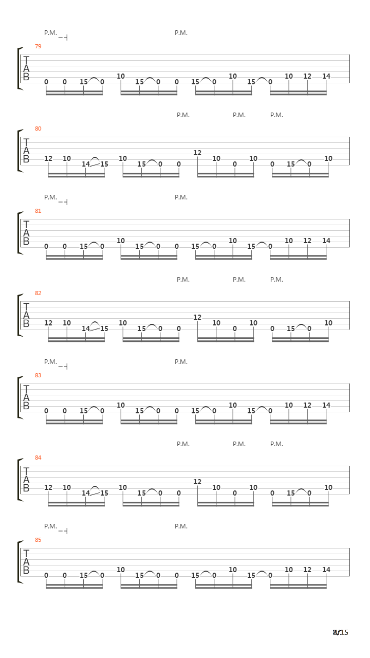 Parallels吉他谱