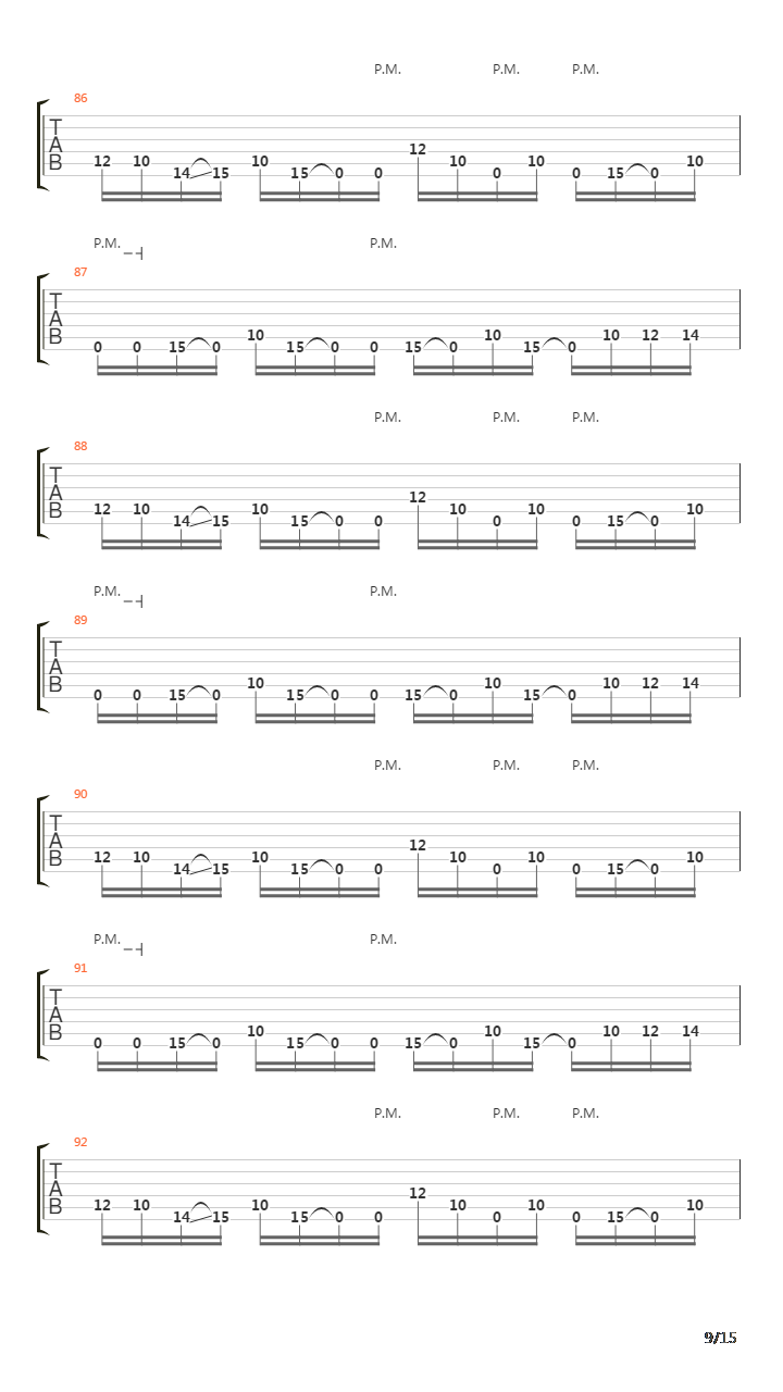 Parallels吉他谱