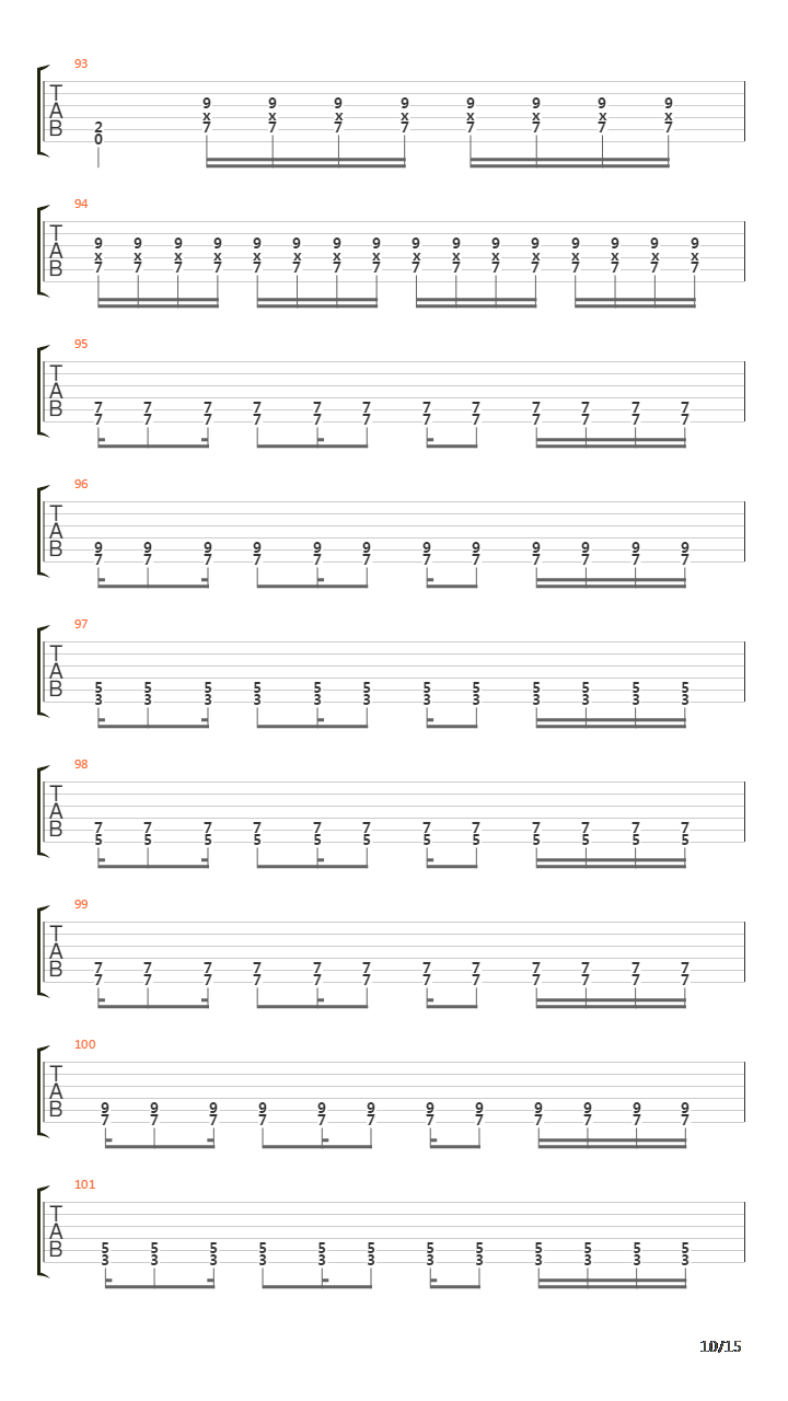 Parallels吉他谱