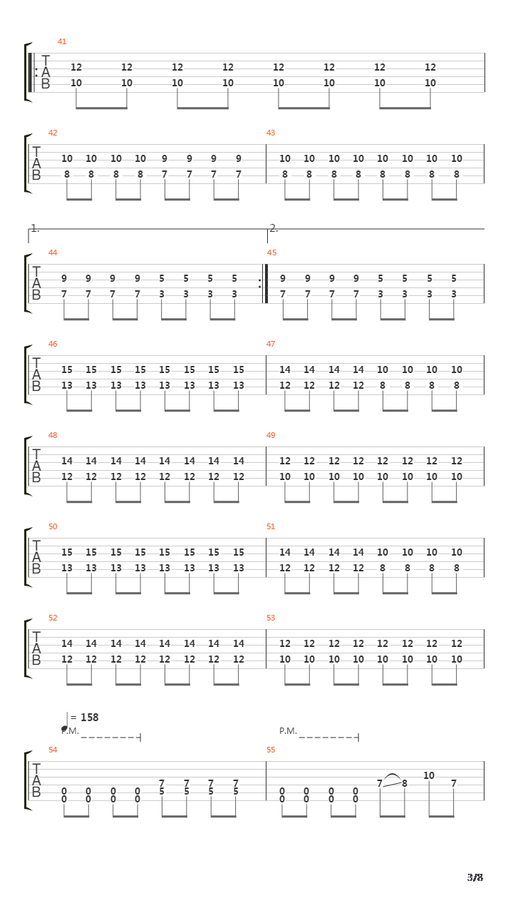 Repeating Yesterday吉他谱