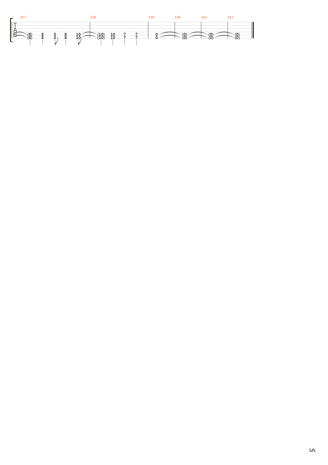The Beginning吉他谱