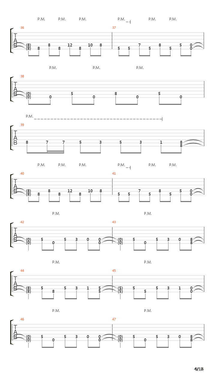 Through Struggle吉他谱