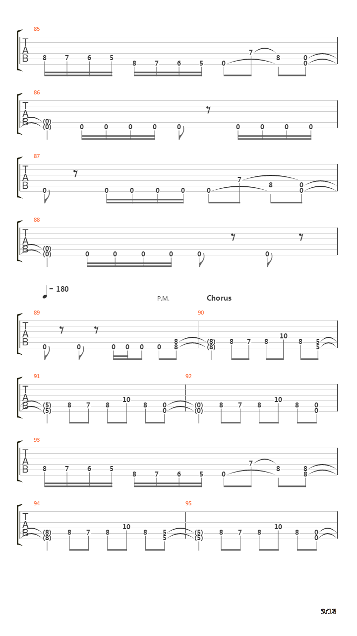 Through Struggle吉他谱