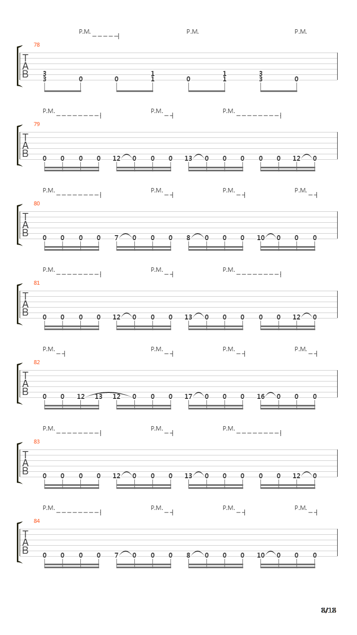 Wasted Words吉他谱