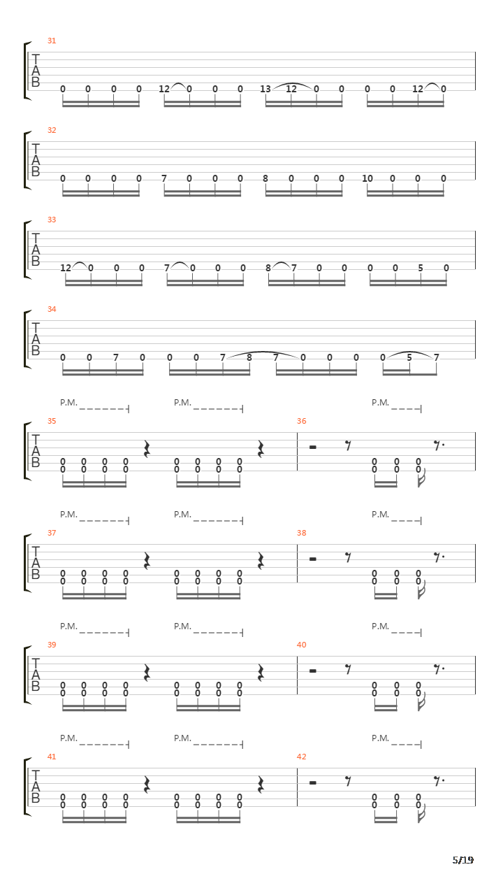 Wasted Words吉他谱