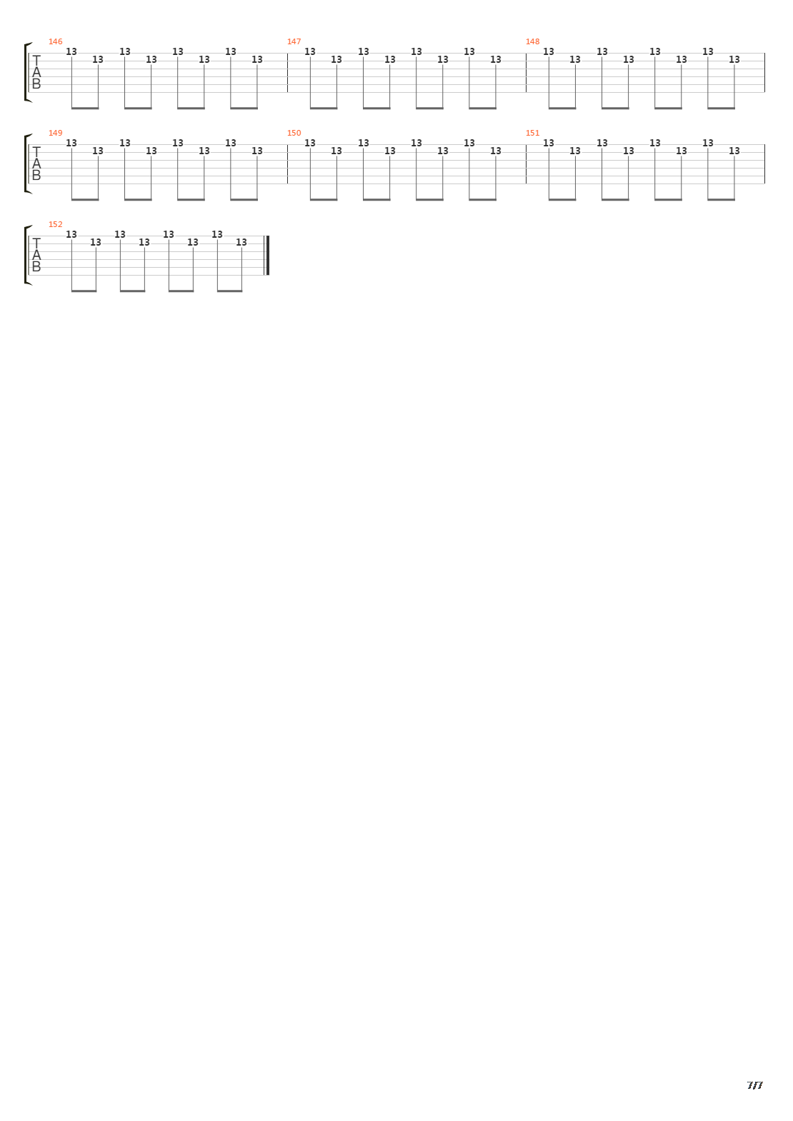 Within Destruction吉他谱