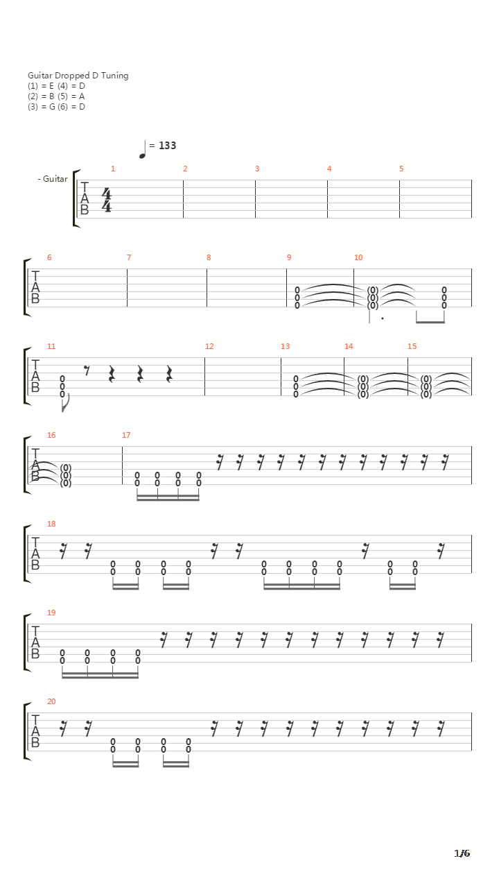 Alerion吉他谱