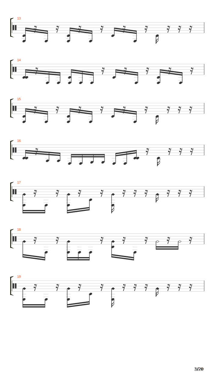 Reckless And Relentless吉他谱