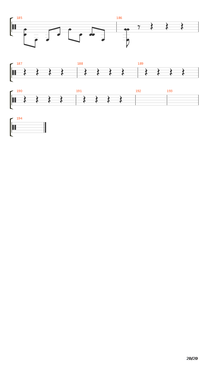 The Death Of Me吉他谱