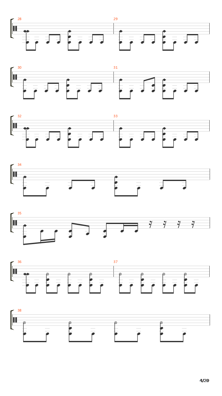 The Death Of Me吉他谱