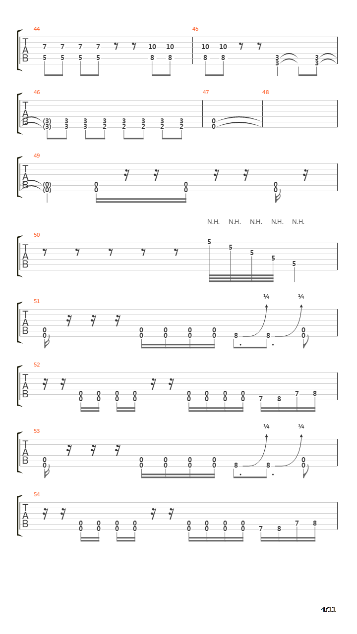 The Match吉他谱