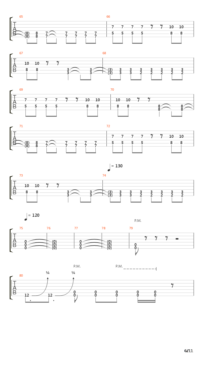 The Match吉他谱
