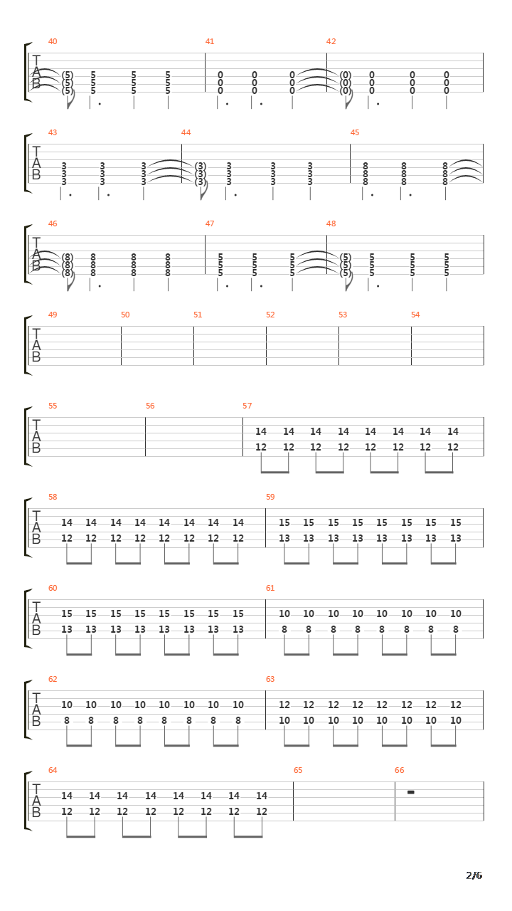 The Road吉他谱