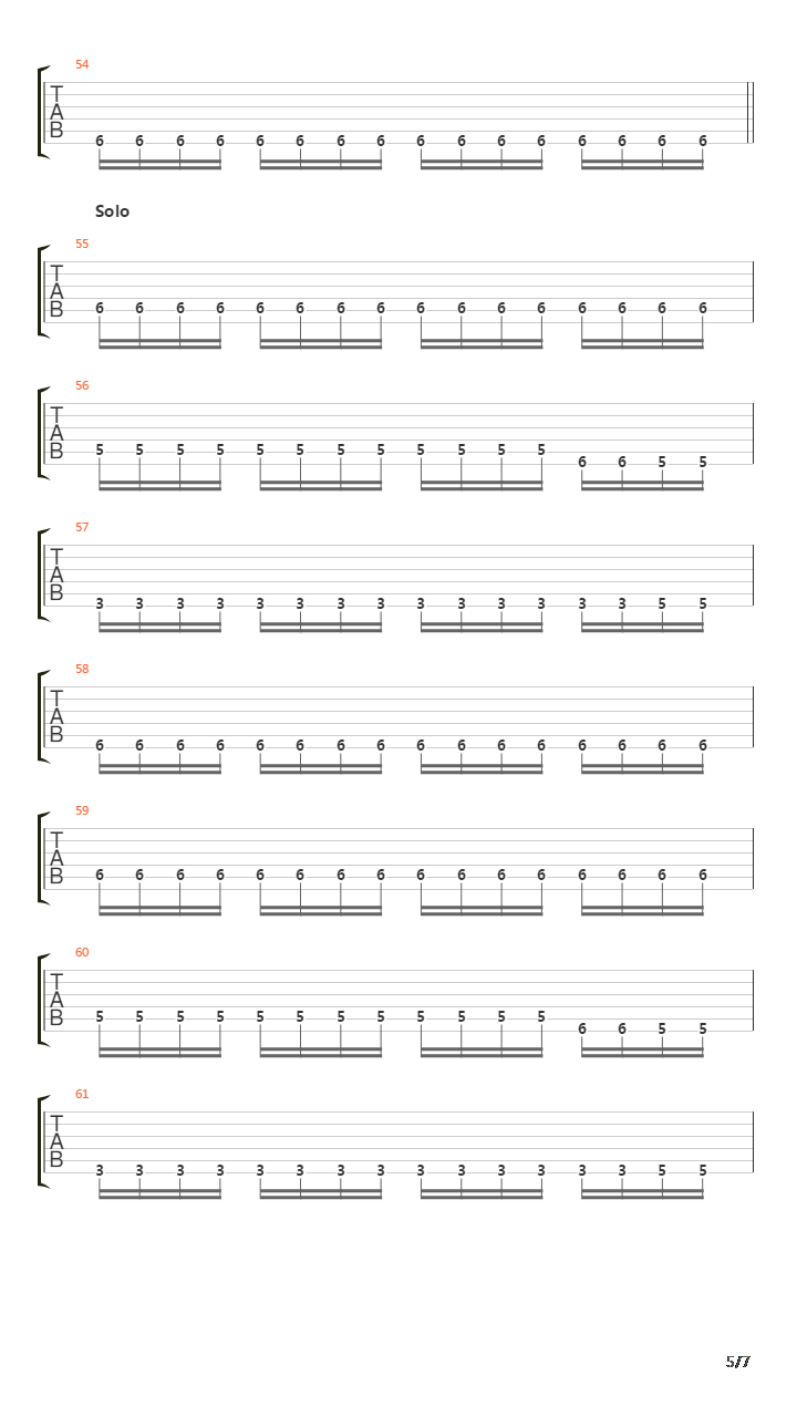 And The World Returned吉他谱