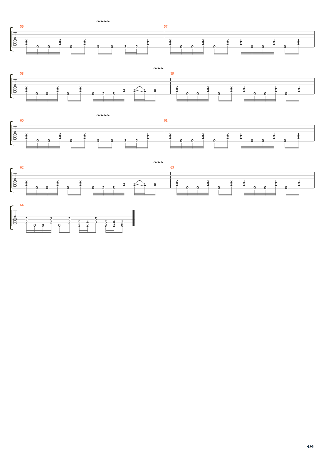 Nausea吉他谱