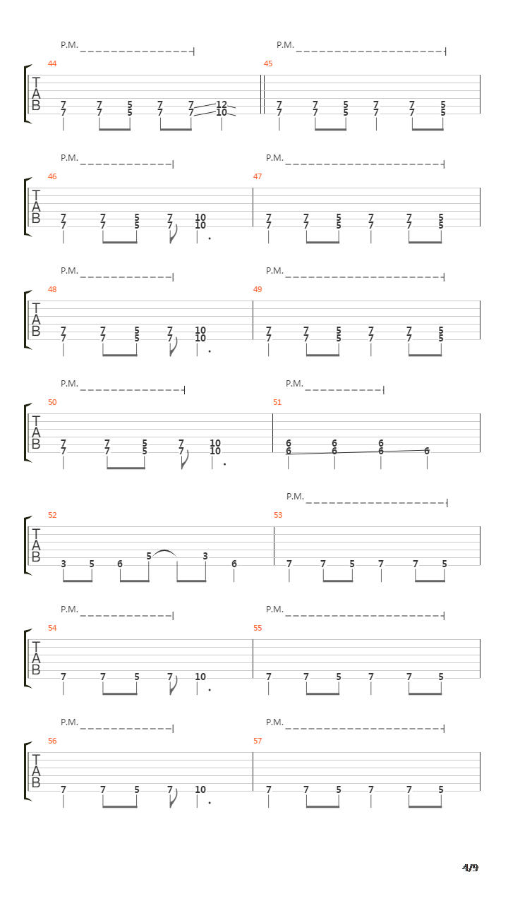 Falling Down吉他谱