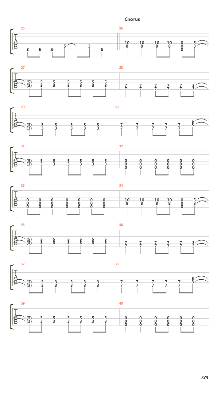 Falling Down吉他谱