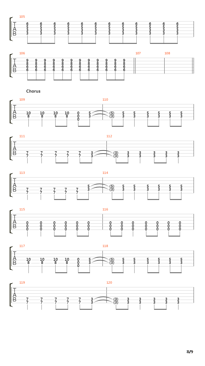 Falling Down吉他谱