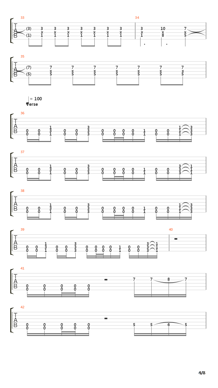 My Sanity On The Funeral Pyre吉他谱