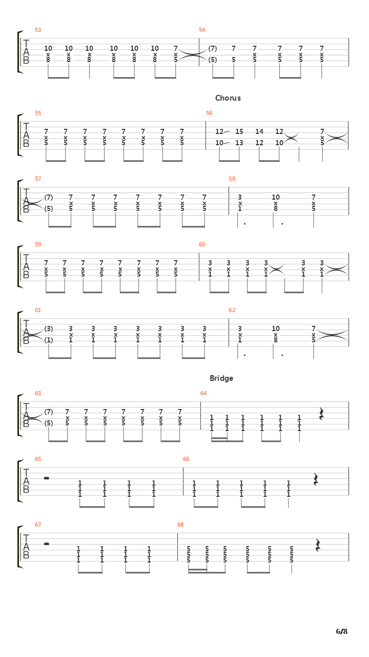 My Sanity On The Funeral Pyre吉他谱