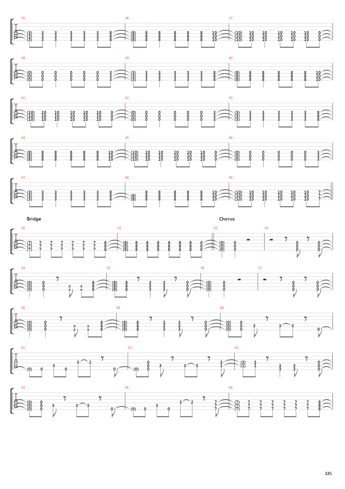 Right Side Of The Bed吉他谱