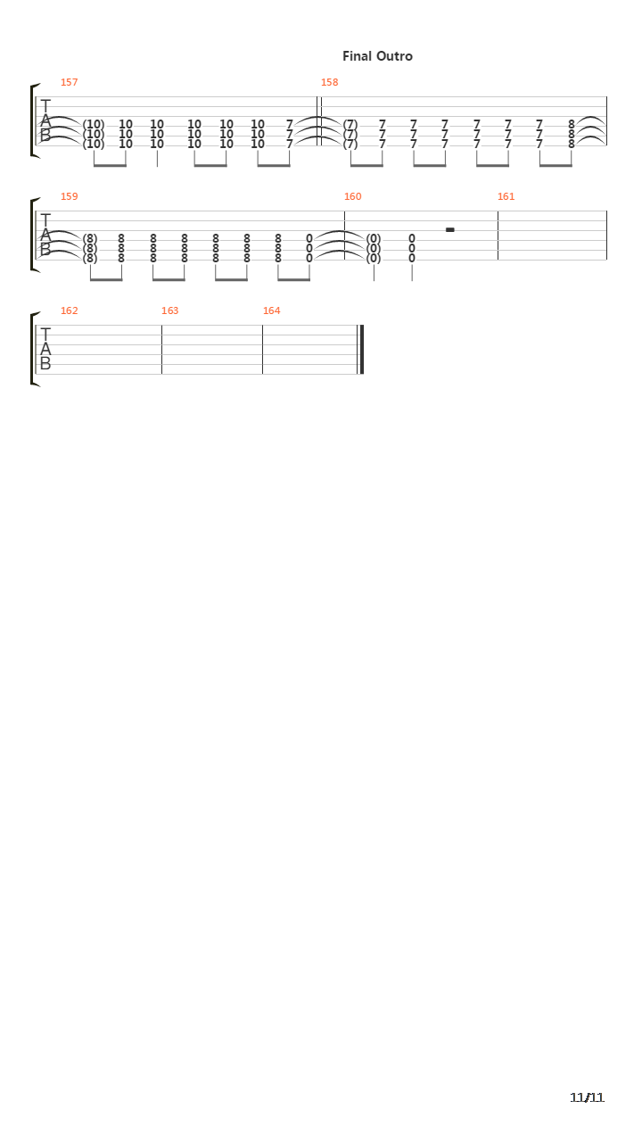 Right Side Of The Bed吉他谱