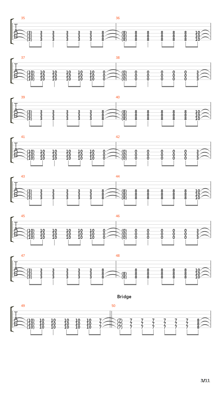 Right Side Of The Bed吉他谱