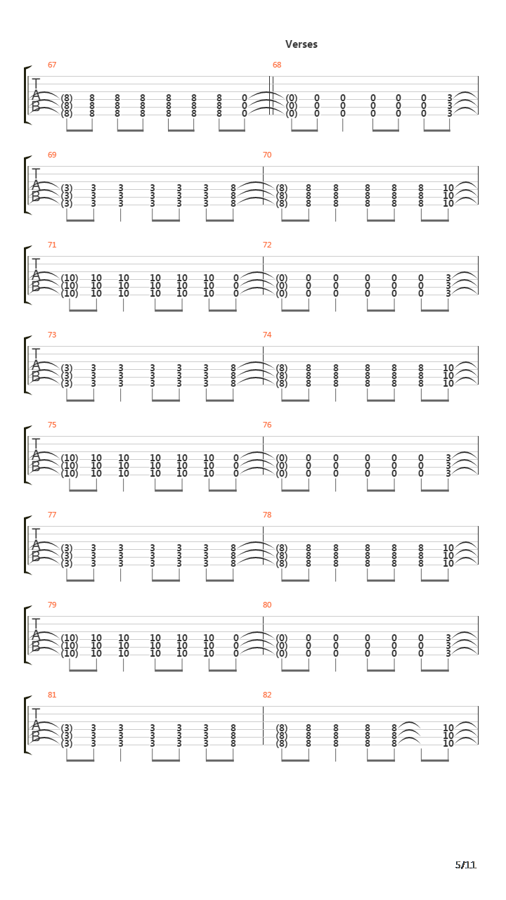 Right Side Of The Bed吉他谱