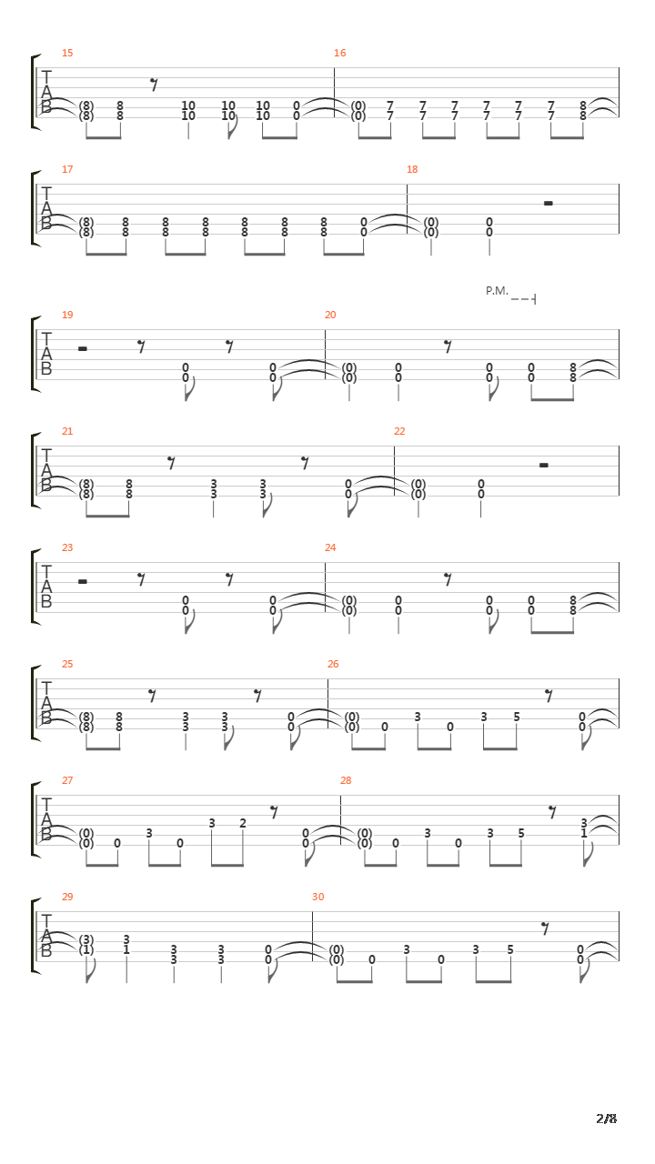 Right Side Of The Bed吉他谱