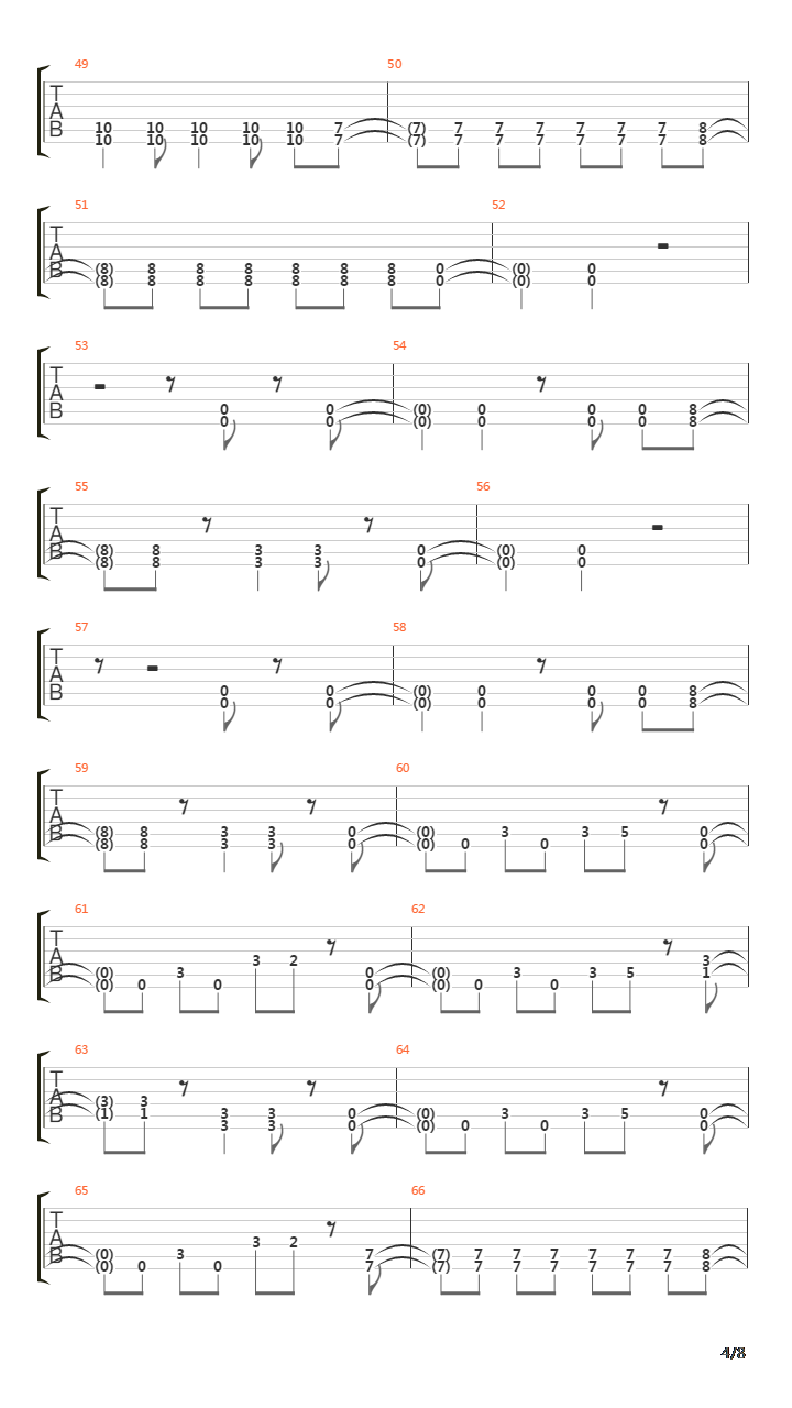 Right Side Of The Bed吉他谱